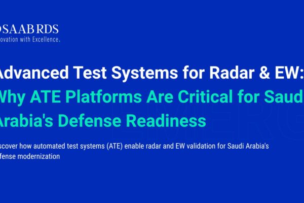 Advanced automated test systems (ATE) platform for radar and electronic warfare validation showing RF environment emulation, data acquisition, and test automation controls