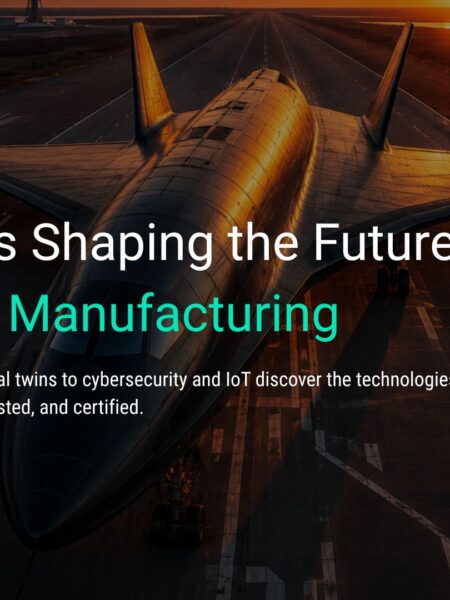 aerospace manufacturing R&D engineer reviewing digital simulation