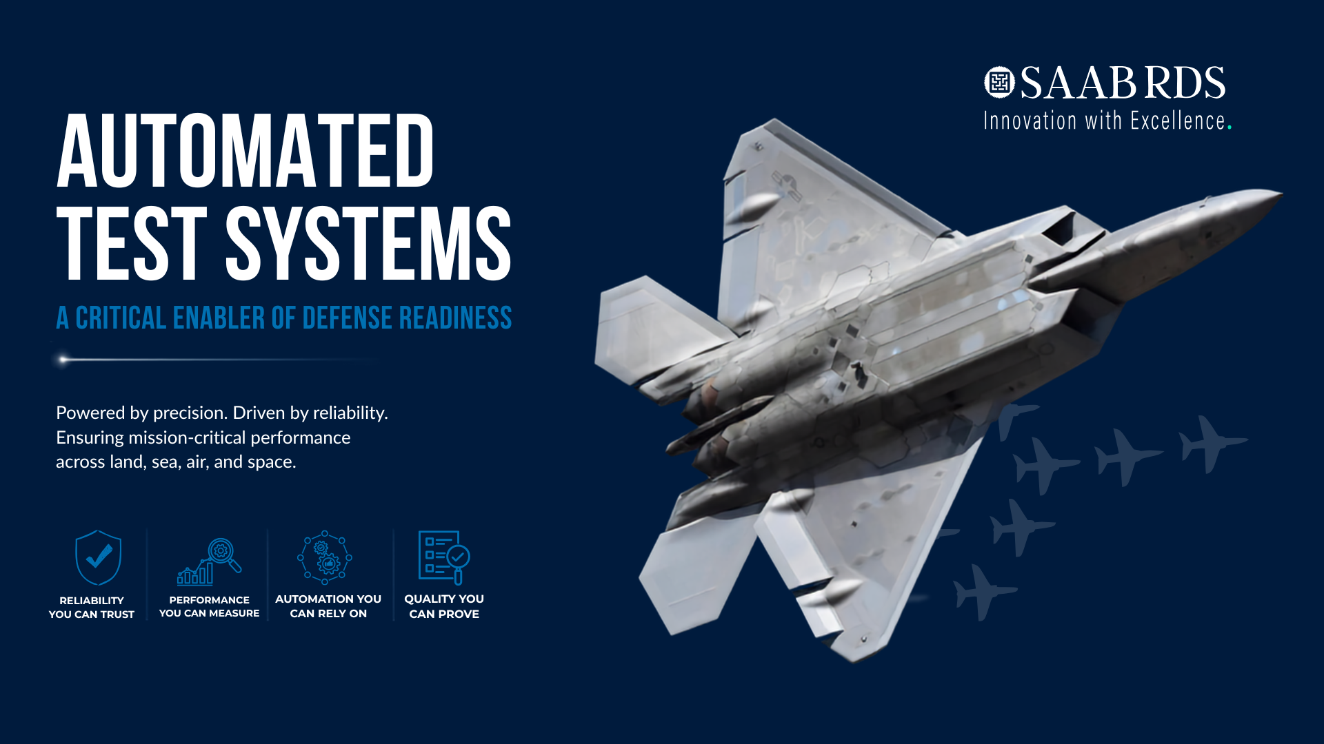 Advanced Automated Test Equipment (ATE) enables reliable testing, diagnostics, and lifecycle support for mission-critical defense systems.