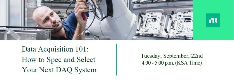 SAAB RDS webinar DAQ 101 NI